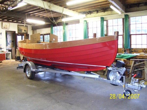 On trailer